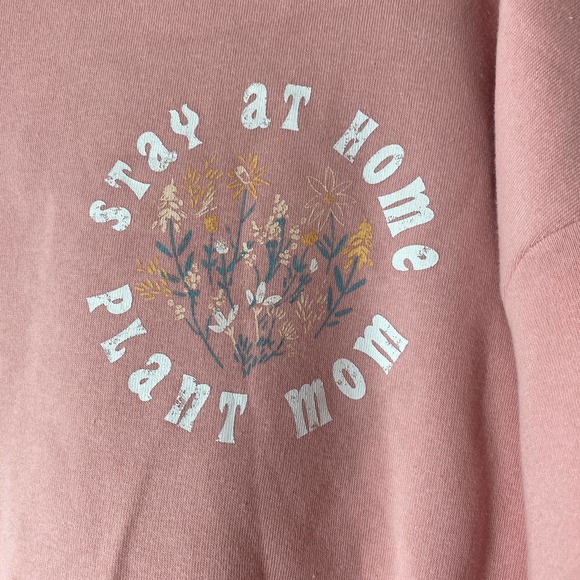 Grayson Social 2 Pc Pink Sweatshirt & Sweatshorts PJs Set Pajamas Size XL NWT - Picture 3 of 6